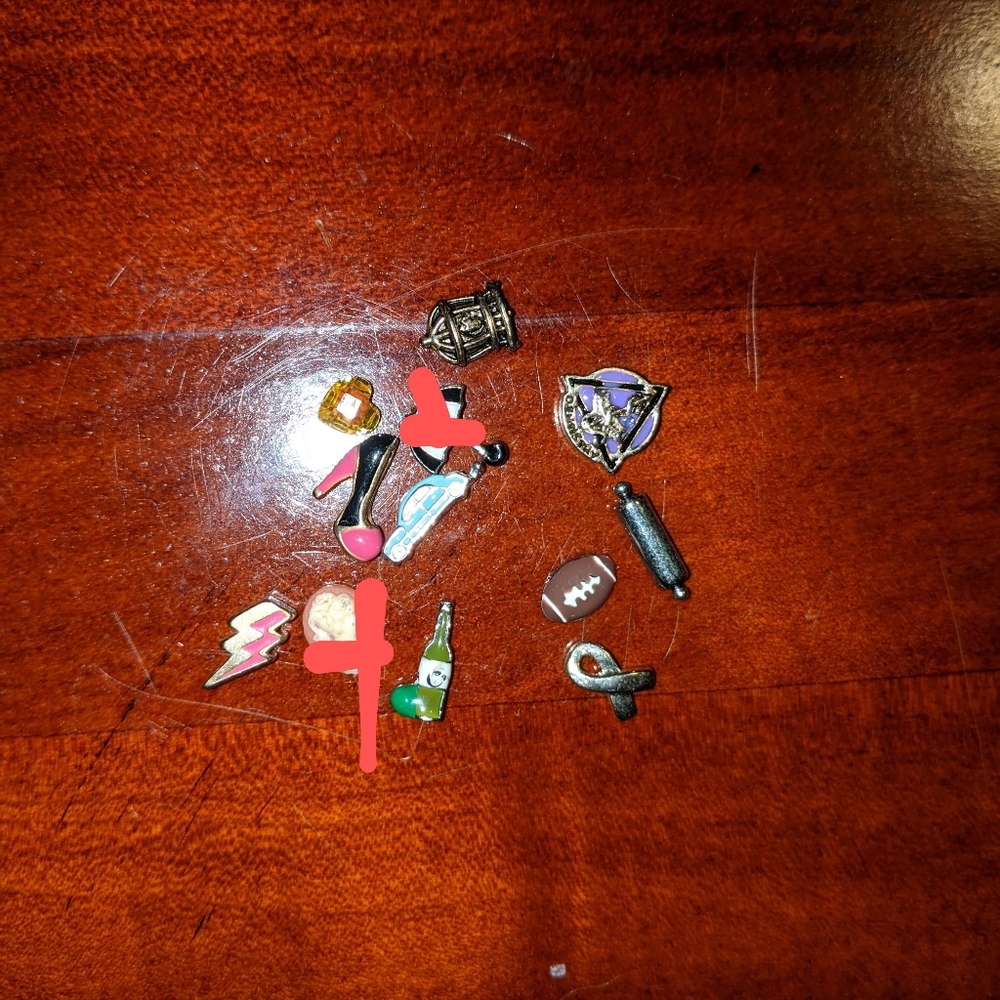 All charms 25 plus charms in photo